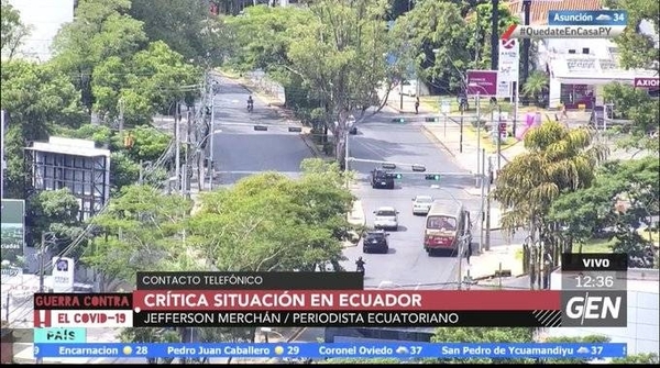 HOY / Jefferson Merchán, Periodista Ecuatoriano, sobre la situación crítica en Ecuador por el coronavirus
