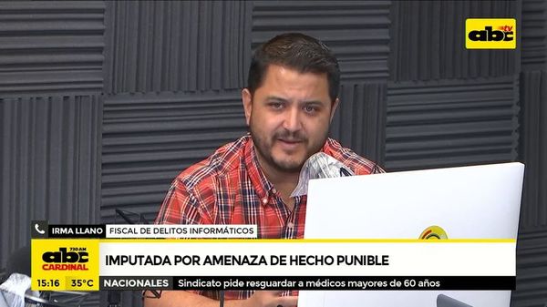 Imputada por amenaza de hecho punible - ABC Noticias - ABC Color