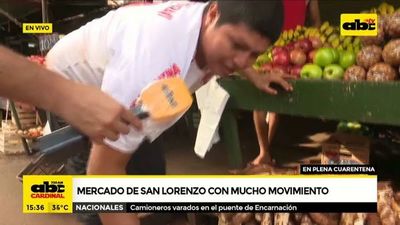 Covid-19: Mercado de San Lorenzo con mucho movimiento - ABC Noticias - ABC Color