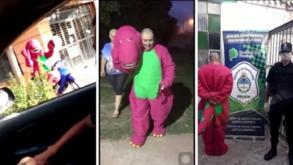 "Barney" cae detenido por violar la cuarentena