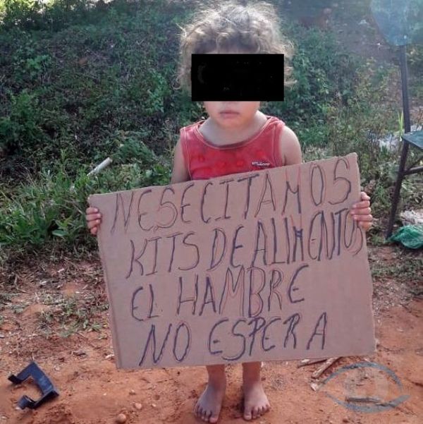 Miserables: Niños pasan hambre por pésima distribución de víveres