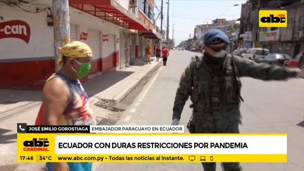 Ecuador con duras restricciones ante pandemia - ABC Noticias - ABC Color
