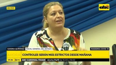 COVID-19: Intensificarán controles desde la medianoche, anuncian autoridades - Ancho Perfil - ABC Color