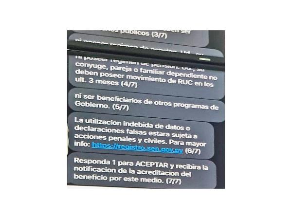522 personas acceden a ayuda, pero hay un millón de inscriptos