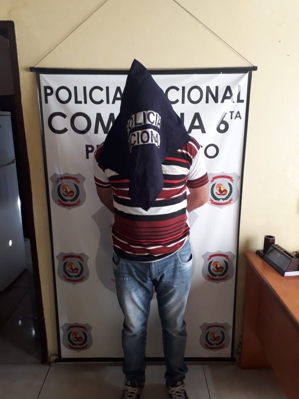 Detenido luego de golpear brutalmente y amenazar de muerte a su concubina