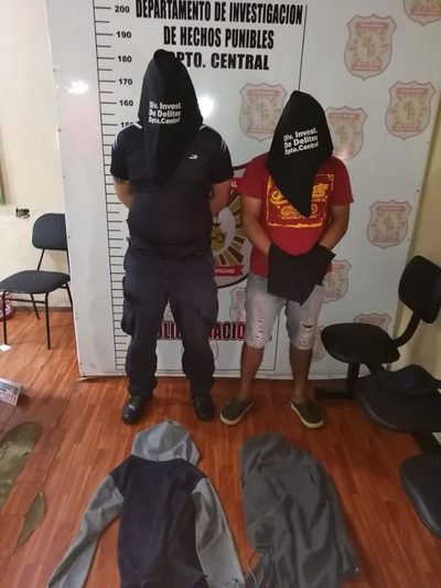 Dos hombres fueron capturados, sospechosos de varios asaltos | San Lorenzo Py