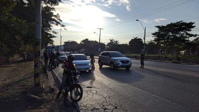Controlan ingreso a Asunción sobre la Transchaco