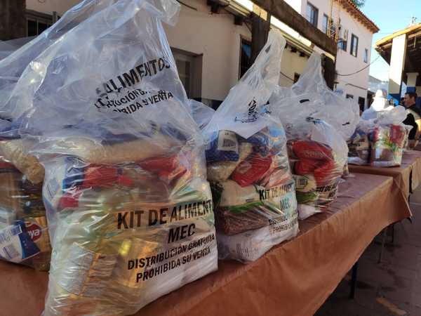 Continúa entrega de kits de alimentos en instituciones educativas » Ñanduti
