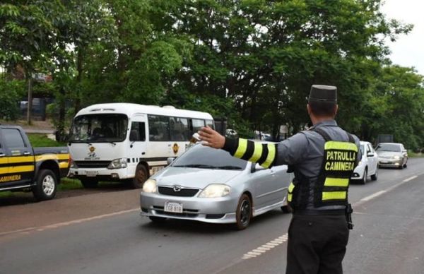 Covid-19: Caminera endurece controles y demorará a quienes no justifiquen circulación