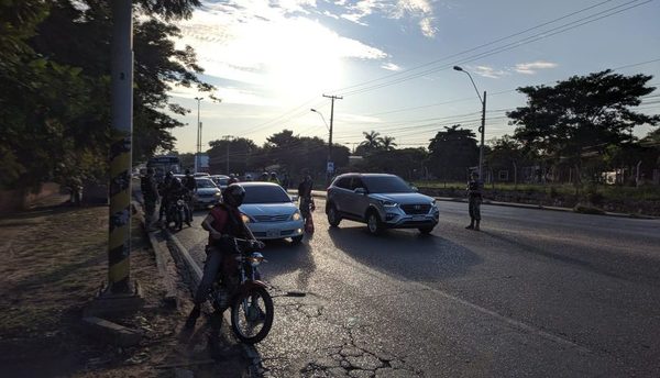 Controlan ingreso a Asunción sobre la Transchaco