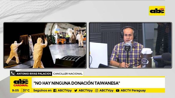 Canciller aclara que no hay ninguna donación taiwanesa de respiradores - ABC Noticias - ABC Color