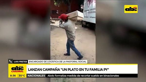 Lanzan campaña “Un plato en tu familia Py.” - ABC Noticias - ABC Color