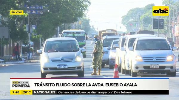 Tránsito fluido sobre la avenida Eusebio Ayala - ABC Noticias - ABC Color