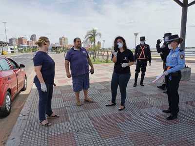 Coronavirus: Fiscales realizan controles en la vía pública » Ñanduti