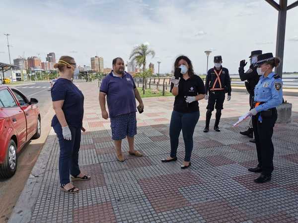 Coronavirus: Fiscales realizan controles en la vía pública » Ñanduti