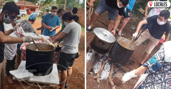 En Cambyretá: Jóvenes solidarios entregaron más de 150 platos de comidas a familias vulnerables