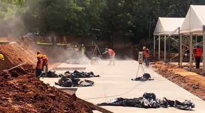 Covid-19: Rápida construcción de los dos hospitales de contingencia