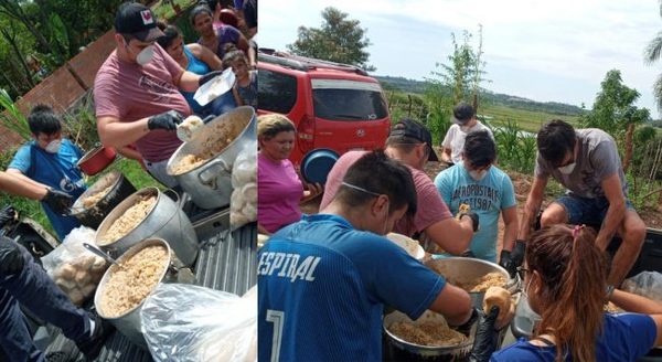 ASISTEN CON ALMUERZO EN ÁREA VERDE DE ITA PASO 2