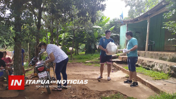 INICIÓ ENTREGA DE VÍVERES EN CAPITÁN MIRANDA