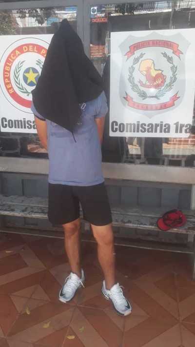 Atrapan a presunto ladrón y recuperan objetos robados
