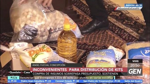 HOY / Inconvenientes para la distribución de kits de alimentos en el departamento de Concepción