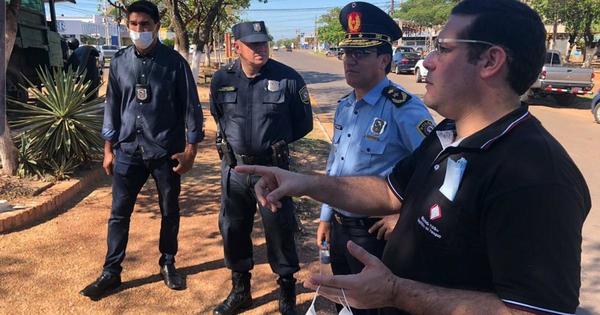 Realizaron intervenciones en comercios de Villa Hayes por aglomeración de personas