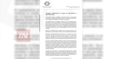 RESPALDAN INTERVENCIÓN DEL FISCAL ENRIQUE DIAZ EN IMPEDIR EL CIERRE DE RUTA 1.