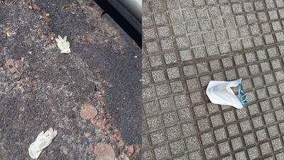 Salud Pública: Si usás mascarilla y guantes, hacélo bien de principio a fin