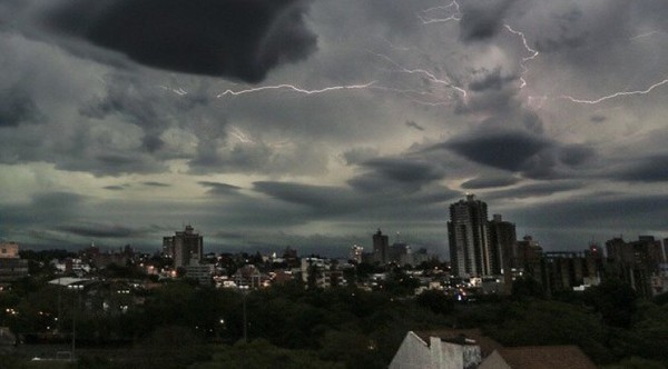 Lluvias, tormentas y descenso de la temperatura