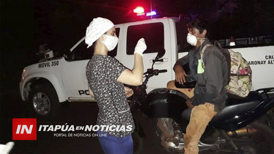CONTROLES INTENSIFICADOS EN CARONAY DAN CON UN APREHENDIDO