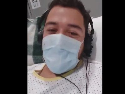 Paraguayo vence al Covid-19 en España y se recupera favorablemente