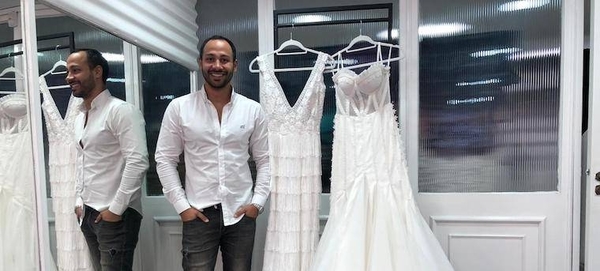 HOY / El Negro Vázquez y sus 10 años diseñando el vestido soñado de cada novia