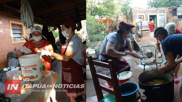 LE FESTEJARON SU CUMPLEAÑOS COCINANDO PARA LOS VECINOS.