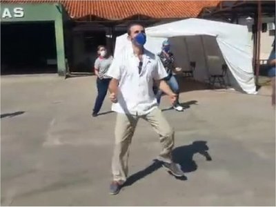 Al son de la cumbia, en IPS de Pilar instan a lavarse bien las manos