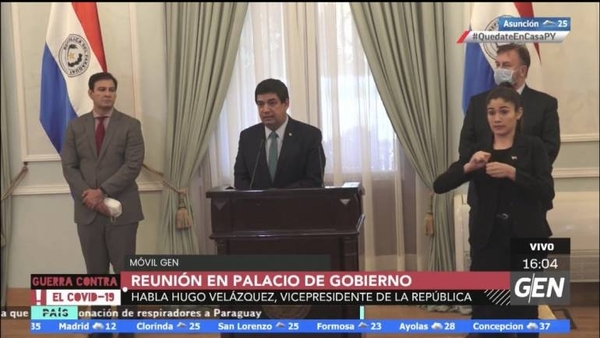 HOY / Voceros de la presidencia Hugo Velázquez, Silvio Ovelar y Benigno López, hacen referencia a la comisión bicameral para tratar la reforma estructural del Estado