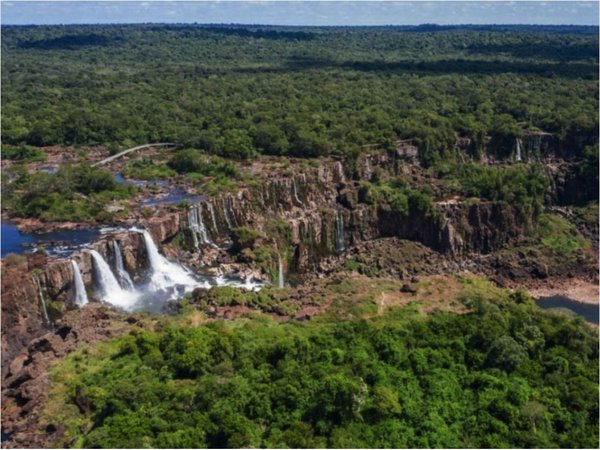 Las Cataratas del Yguazú, afectadas por grave sequía