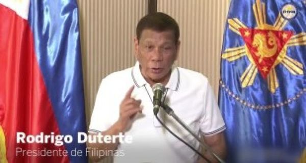 Presidente filipino Rodrigo Duterte ordena matar a ciudadanos que desafían cuarentena por coronavirus
