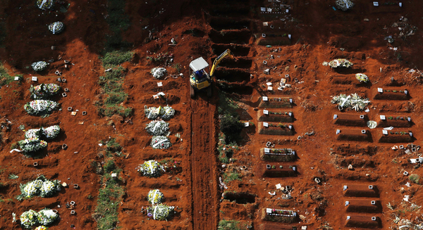 ASÍ SE PREPARA EL CEMENTERIO MÁS GRANDE DE BRASIL PARA ENTERRAR A LOS MUERTOS POR CORONAVIRUS