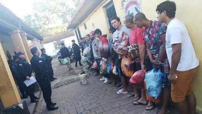Catorce detenidos son remitidos a Asunción •