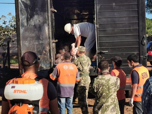 ARP Regional Tte. Esteban Martínez entregó 7.220 kilos de carne a familias carenciadas