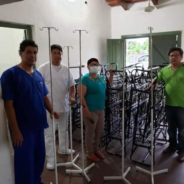 Centro de Salud de Casado recibe camas portátiles de parte de municipio