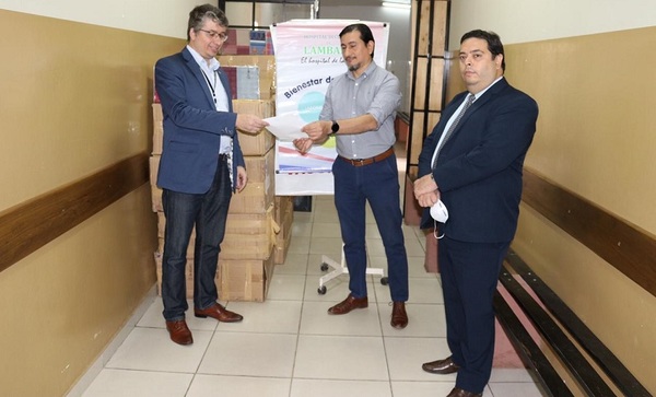Fiscalia General realiza donación al Hospital Distrital de Lambare