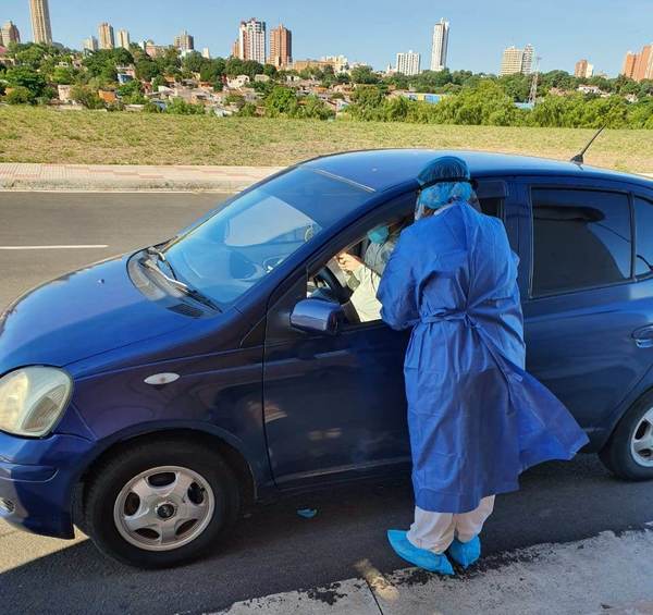 COVID-19: Salud inició toma de muestras para diagnóstico en la costanera de Asunción
