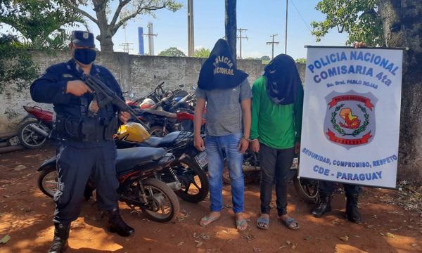 Dos hermanos detenidos por utilizar moto robada y otra de dudosa procedencia – Diario TNPRESS