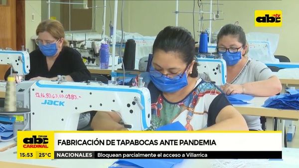 Industriales reconocen falta de personal y materia prima para fabricar tapabocas - Nacionales - ABC Color