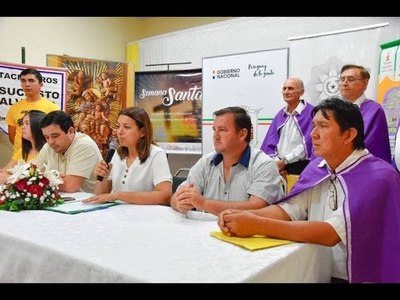 PRESENTAN CALENDARIO DE ACTIVIDADES DEPARTAMENTALES POR SEMANA SANTA