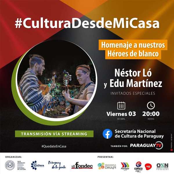 Hoy homenajearán a héroes de blanco en festival «Cultura desde mi casa» - ADN Paraguayo