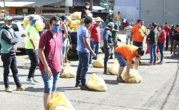 "Cacerolazo" surte efecto y San Rafael ya recibió kits de alimentos