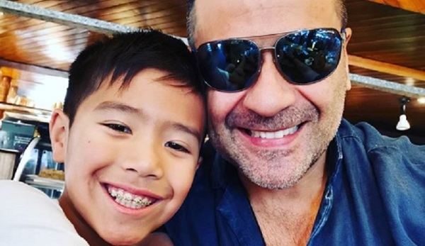 Roberto Pérez celebró con entusiasmo el cumpleaños de su hijo Maxi 