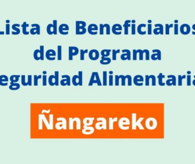 Lista de beneficiarios de la SEN